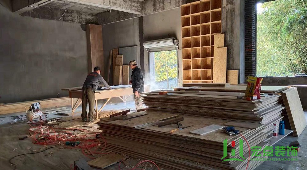 2019年11月画廊工作室装修正式开工(图1) 画廊工作室装修,宏点装饰