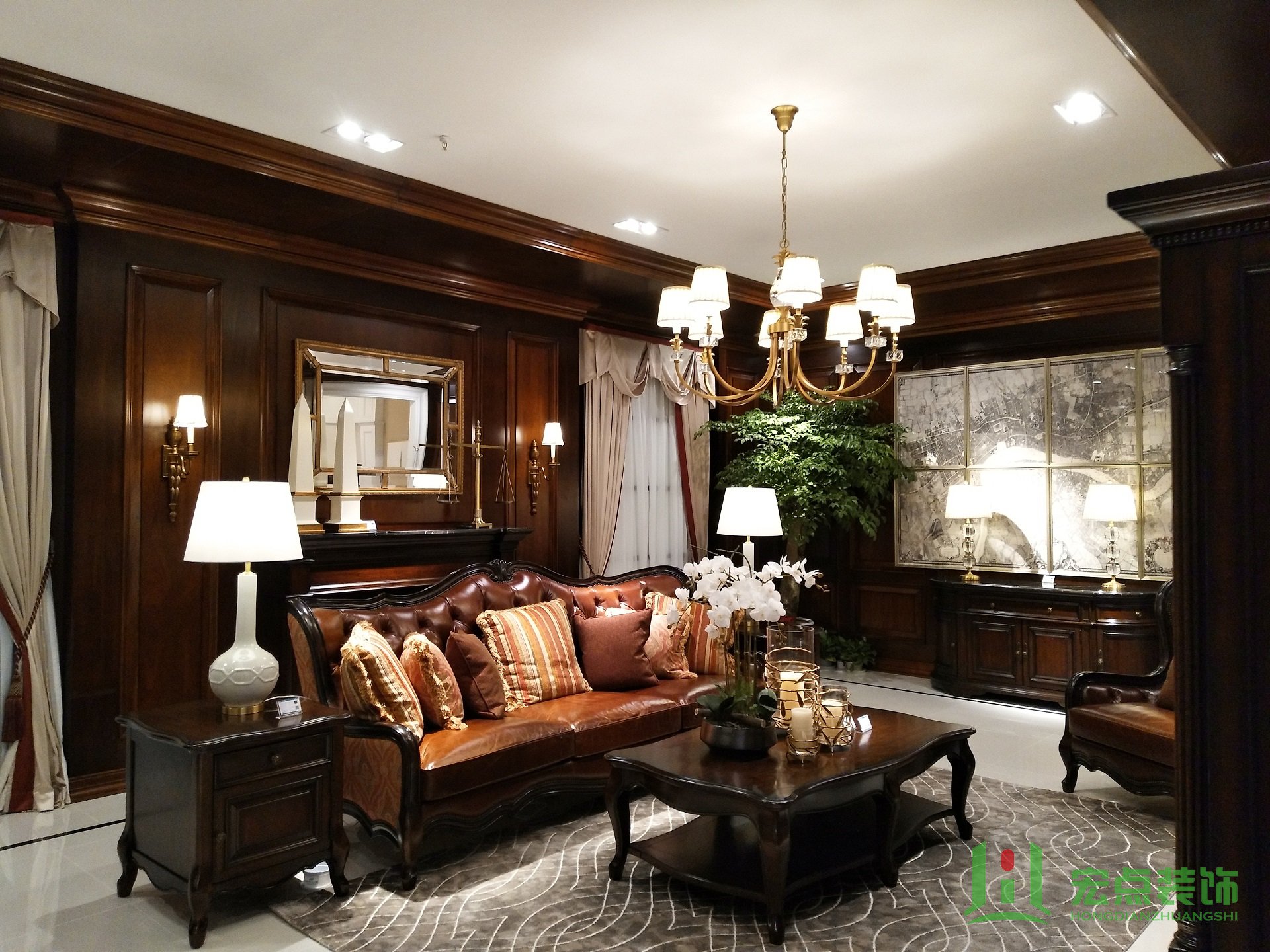 北美之家查尔斯顿装修案例(大都会店)(图1) 北美之家,宏点装饰