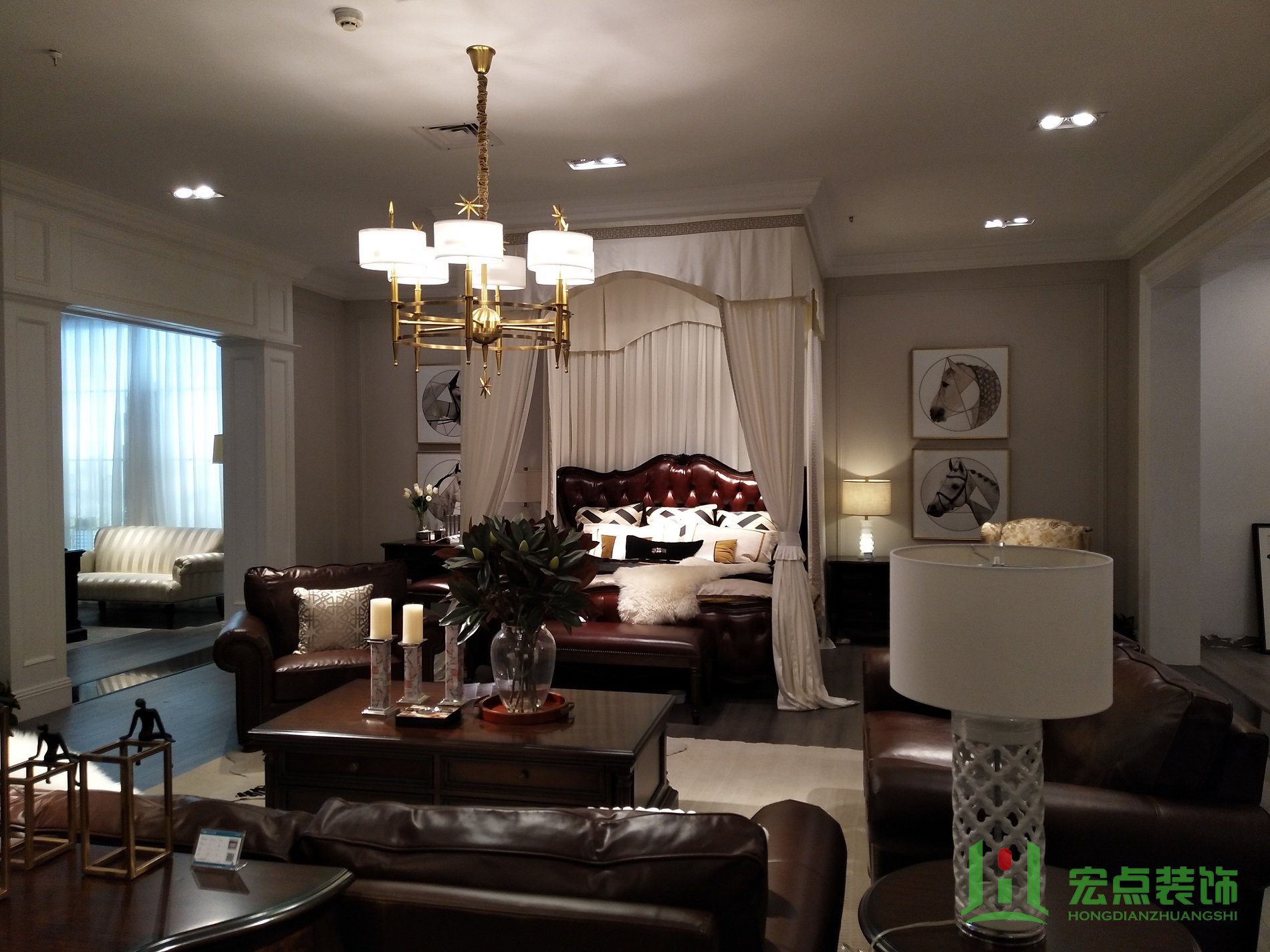 北美之家查尔斯顿装修案例(大都会店)(图2) 北美之家,宏点装饰