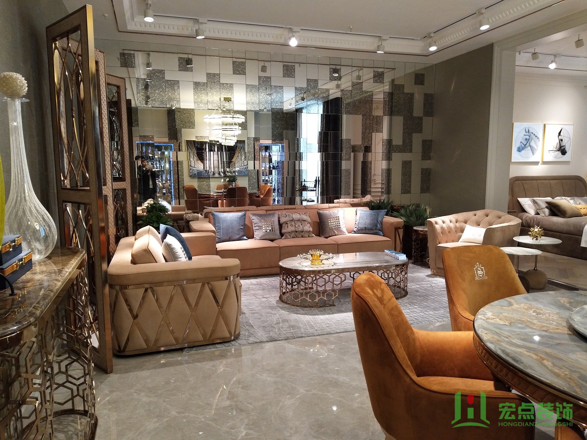 昊伦国际装修案例(图4) 昊伦国际装修,宏点装饰