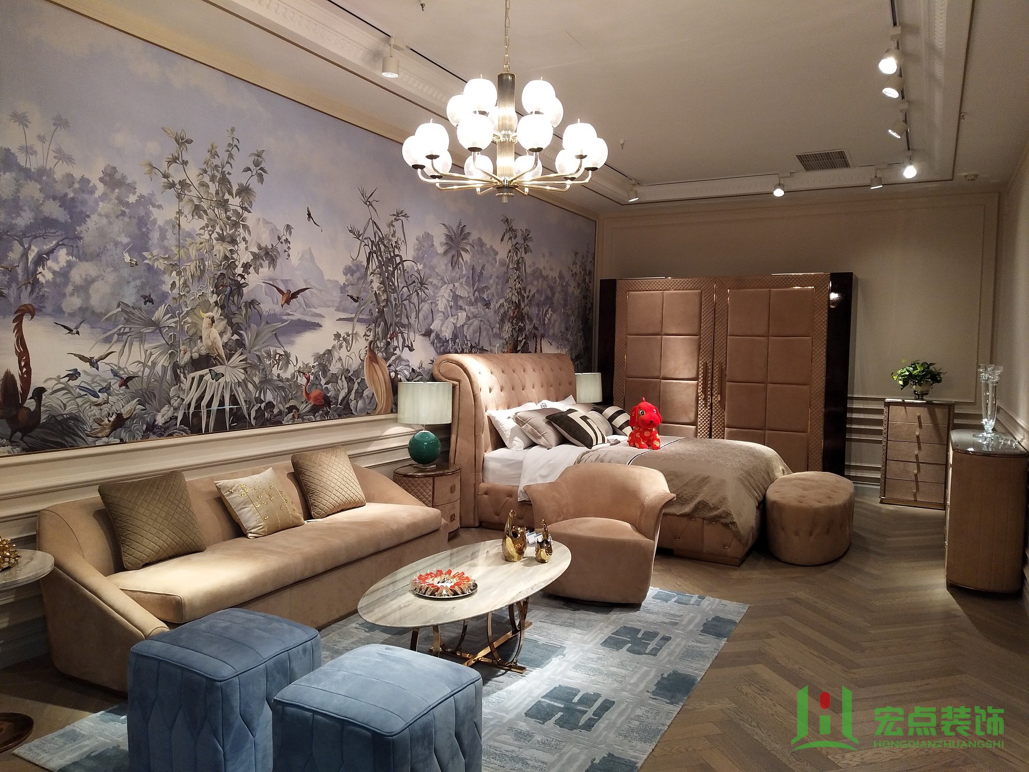 昊伦国际装修案例(图5) 昊伦国际装修,宏点装饰