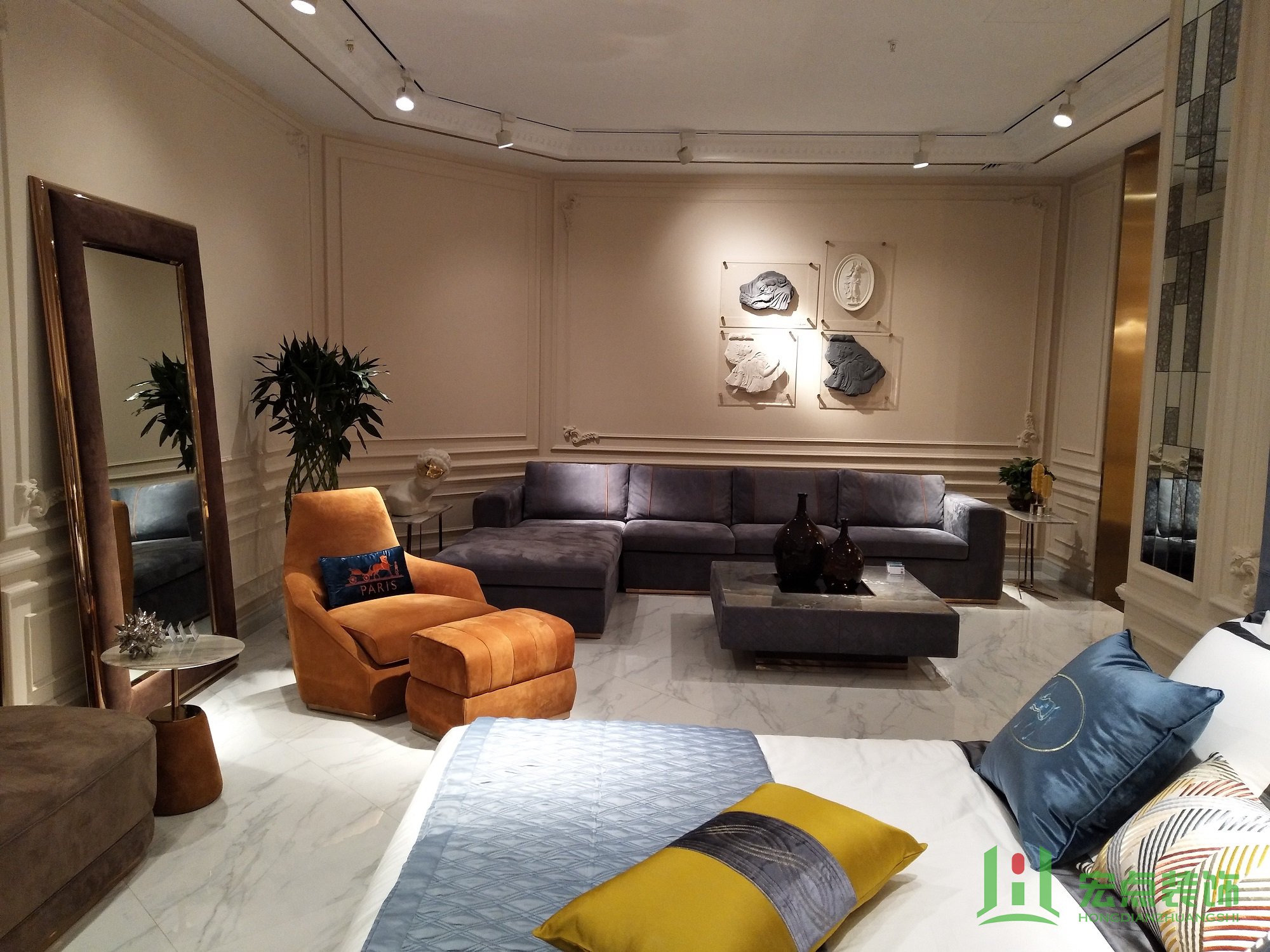 昊伦国际装修案例(图8) 昊伦国际装修,宏点装饰