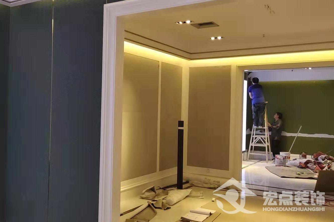 2019年8月10日国富家具装修正式开工(图3) 国富家具,结构图,宏点装饰